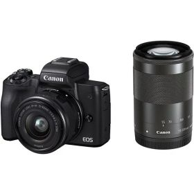 【中古】 キヤノン Canon デジタル一眼レフカメラ EOS Kiss ブラック M ブラック ダブルズームキット 当店保証30日間 人気 一眼レフ デジタル一眼 中古 カメラ