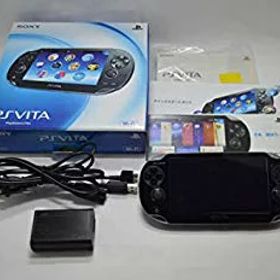 【中古】PlayStation Vita (プレイステーション ヴィータ) Wi‐Fiモデル クリスタル・ブラック (PCH-1000 ZA01) 【メーカー生産終了】