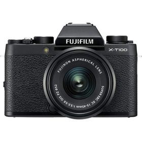 【中古】 フジフィルム 富士フイルム FUJIFILM ミラーレス一眼カメラ X-T100レンズキット ブラック 当店保証30日間 人気 ミラーレス一眼 ミラーレス デジタルカメラ 中古