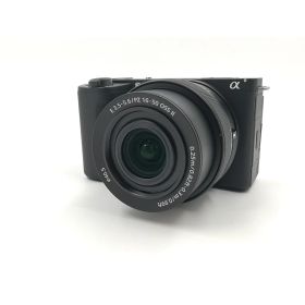 【中古】SONY VLOGCAM ZV-E10 II ダブルズームレンズキット ブラック ZV-E10M2X(B)【千葉】保証期間1ヶ月【ランクA】