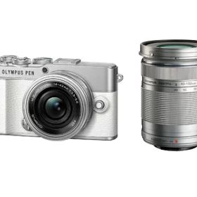 【中古】（新古品）OM SYSTEM PEN E-P7 EZダブルズームキット ホワイト