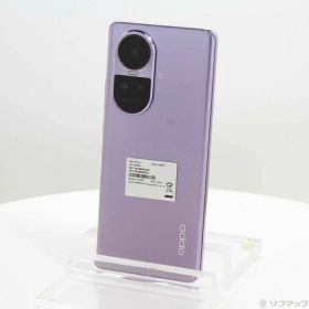 【中古】OPPO(オッポ) OPPO Reno10 Pro 5G 256GB グロッシーパープル A302OP Softbank SIMフリー 【305-ud】