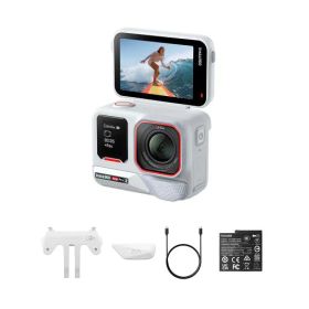 Insta360 Ace Pro 2 - ライカとの共同開発による防水仕様の8Kアクションカメラ。1/1.3インチセンサー、デュアルAIチップ 暗所性能 オーディオ、フリップ式スクリーン&AI編集でVlogやオートバイな…