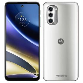 【中古】【安心保証】 moto g52j 5G XT2219-1[128GB/6GB] SIMフリー パールホワイト