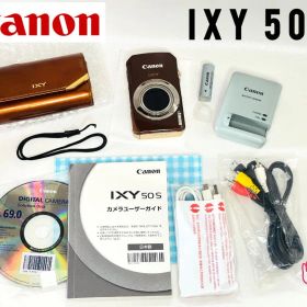 【極上美品/付属品多数】Canon IXY 50S ブラウン 動作確認済