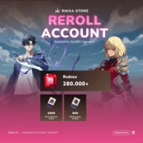 Seven Knights Re:BIRTH ☆ Global-HMT | 280000+ Rubies, 1500x Hero Tickets, 600x Pet Tickets | Sung Jinwoo + Cha Hae-In + 35x Random Legendary Heroes