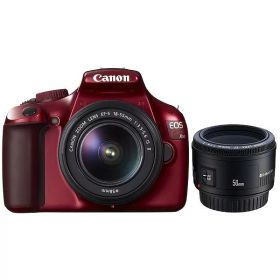 【中古】【1年保証】【美品】Canon EOS Kiss X50 こだわりスナップキット レッド
