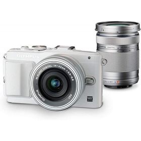 【中古】 オリンパス OLYMPUS ミラーレス一眼カメラ E-PL6 EZダブルズームキット ホワイト E-PL6 EZ DZKIT WHT 当店保証30日間 人気 ミラーレス一眼 ミラーレス デジタルカメラ 中古