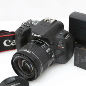 【中古】【美品】キヤノン EOS Kiss X9 EF-S18-55 IS STM レンズキット [ブラック] CA01-D748-4B4A Canon EFマウント APS-C 標準ズーム 手ブレ補正 レンズ付き セット 中古