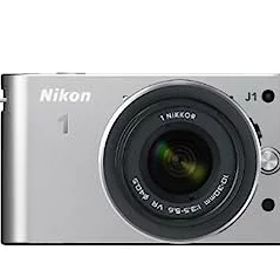 【中古】Nikon ミラーレス一眼カメラ Nikon 1 (ニコンワン) J1 (ジェイワン) 標準ズームレンズキット シルバーN1 J1HLK SL