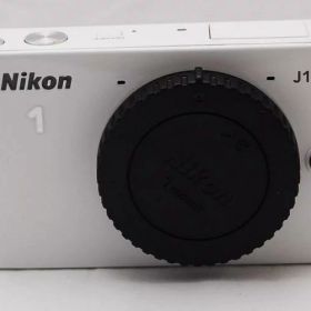 【中古】Nikon ミラーレス一眼カメラ Nikon 1 (ニコンワン) J1 (ジェイワン) 標準ズームレンズキット ホワイトN1 J1HLK WH