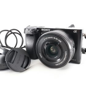＜シャッター数9511回＞SONY ミラーレス一眼 α6000 パワーズームレンズキット E PZ 16-50mm F3.5-5.6 OSS ブラック ILCE-6000L B