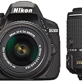 【中古】【39shop】Nikon★デジタル一眼レフカメラ D5300 ダブルズームキット2 ブラック（良い）