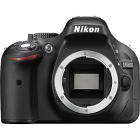 【中古】Nikon D5200 24.1 MP CMOS Digital SLR Camera Body Only (Black)