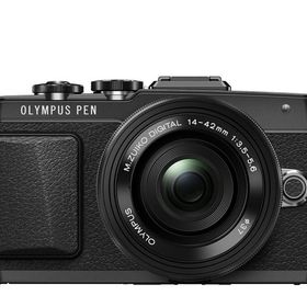 【中古】OLYMPUS ミラーレス一眼 PEN E-PL7 14-42mm EZレンズキット ブラック E-PL7 EZ LKIT BLK