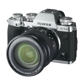 【中古】富士フイルム(FUJIFILM) ミラーレス一眼カメラ X-T3 XF16-80mmレンズキット シルバー X-T3LK-1680-S