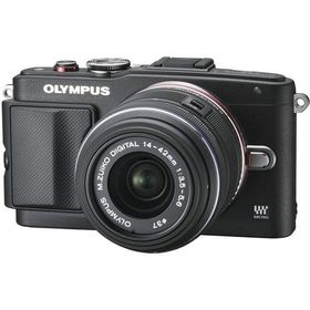 【中古】 オリンパス OLYMPUS E-PL6 レンズキット ブラック E-PL6 LKIT BLK 当店保証30日間 人気 ミラーレス 一眼レフ 交換レンズ カメラ