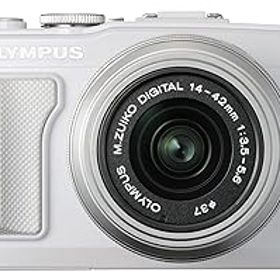 【中古】【39shop】OLYMPUS★ミラーレス一眼 PEN Lite E-PL6 レンズキット ホワイト E-PL6 LKIT WHT（良い）