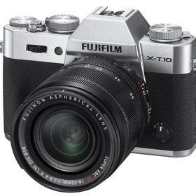 【中古】FUJIFILM フジフイルム X-T10 レンズキット シルバー