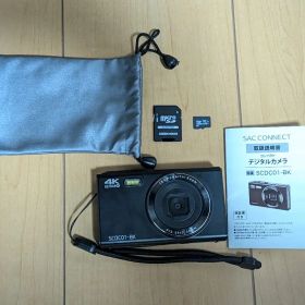 SAC CONNECT コンパクトデジタルカメラ SCDC01-BK 本体