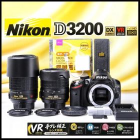 Nikon D3200 ダブルレンズ 望遠200mm VR 初心者 スマホ転送 0457