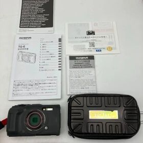 【動作確認済み】OLYMPUSデジタル防水カメラ TG-6 カバー付き