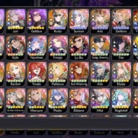 Seven Knights Re:BIRTH Global|4 EX7(FaiTC5,MeliaTC2,JuriTC1,GelidusTC1)|69 TC6(Rudy,Sunran,Aris,Etc)|22K Ruby|BlessPrem|1LegCost|Netmarble| 7KR117B