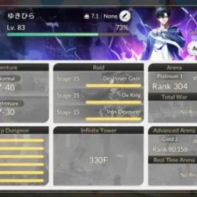 Seven Knights Re:BIRTH Global|4 EX7(Gelidus TC1,Fai,Melia,Roise)|18 TC6 (Dellons,Biscuit,Freyja,Teo,Ryan Etc)|9k Ruby|2 LegCost|Netmarble|7KR035B