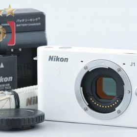 【中古】Nikon ニコン 1 J1 ホワイト ミラーレス一眼カメラ