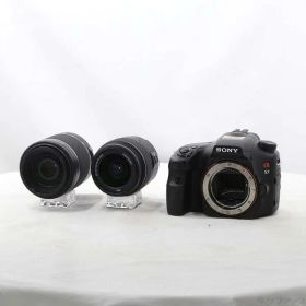 【中古】SONY(ソニー) α57(SLT-A57Y) ダブルズームレンズキット(1610万画素／SDXC／MS DUO) 【262-ud】