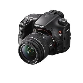 【中古】【39shop】SONY★ミラーレス一眼 α57 ズームレンズキット DT 18-55mm F3.5-5.6 SAM SLT-A57K（良い）