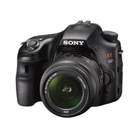 【中古】 ソニー SONY α57 ズームレンズキット DT 18-55mm F3.5-5.6 SAM付属 当店保証30日間 人気 ミラーレス 一眼レフ 交換レンズ カメラ